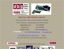 Tablet Screenshot of dbgweb.com